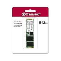 Transcend 512GB MTS832S M.2 2280 SATA III 6Gb/s interne SSD 3D TLC NAND mit DRAM Cache Single-Sided Ultra Slim - TS512GBMTS832S – Ansicht 2