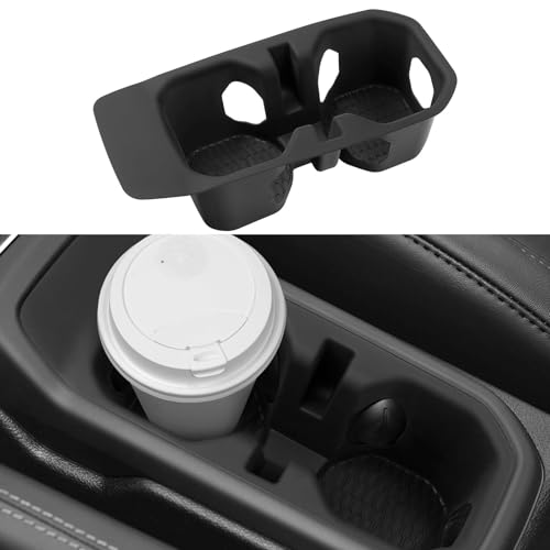 DWKJMYCP Cup Holder Inserts Coaster for 2018-2024 2025 2026 Jeep Wrangler JL JLU 4XE Accessories Car Cup Holder Coaster for 2020-2026 Jeep Gladiator JT Accessories Non-Slip