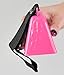 HOME-X Cowbell with Wrist Strap, Sporting Event Bell, Cheering Bell, Party Noise Maker, School Bell, Pink, 3 1/2” L x 3” W x 2 3/8” H