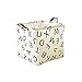 Storage Bins Convenient Collapsible Storage Basket with Handles Black and White Theme Closet Chest Organizer Water-resistant Nursery for Pet Toys, Laundry, Nursery, Kids Rooms CoolcloudS