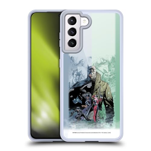 Head Case Designs sous Licence Officielle Batman DC Comics Hush Harley Quinn Superman Couvertures Célèbres De Livre Comique Coque en Gel [Qualité Militaire] Compatible avec Samsung Galaxy S21 5G