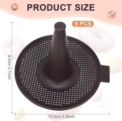 CJQINGRUN 6-Cavity Silicone Donut & Bagel Pan Set, Non-Stick Doughnut Mold for Baking, Homemade Pastry Maker, Easy Clean Oven Safe by CJQINGRUN - Image 2