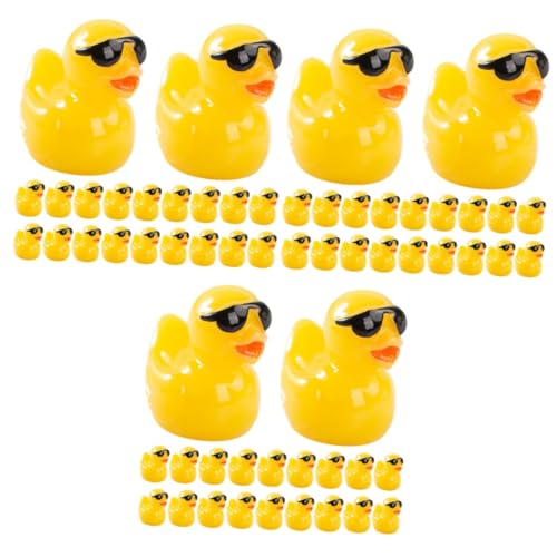 Statue de jardin de canard miniature en résine CLMJHG pour décoration 100 pcs