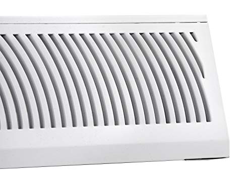 Accord Abbbwh24 Baseboard Register With Sunburst Design, 24-Inch(Duct Opening Measurement), White #TOP3