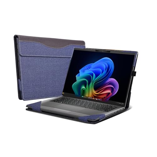 Maletín para portátil Dell Latitude 7455 14'' en cuero PU azul oscuro miniatura 1