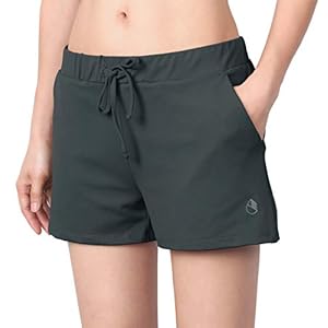 icyzone Sportshorts voor dames, korte broek, yoga, fitness, gym, shorts, effen loopshorts