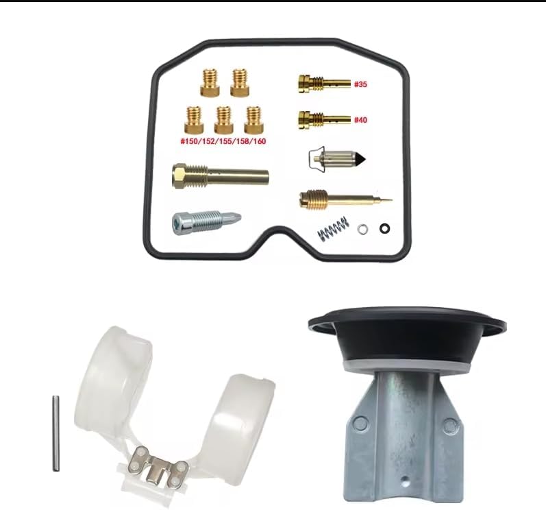 KVF360 KVF 360 Prairie 4X4 Carb Rebuild Repair Kit Float & Plunger Diaphragm 43028-1081 (plunger)