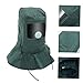 DOITOOL Sandblasting Protective Mask Shawl Lightweight Dust-Filtering Hood for Industrial Use Breathable Pc and Oxford Cloth Comfortable Fit for Workers Dusty Environments