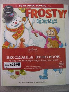 Hardcover Hallmark Frosty the Snowman Recordable Book
