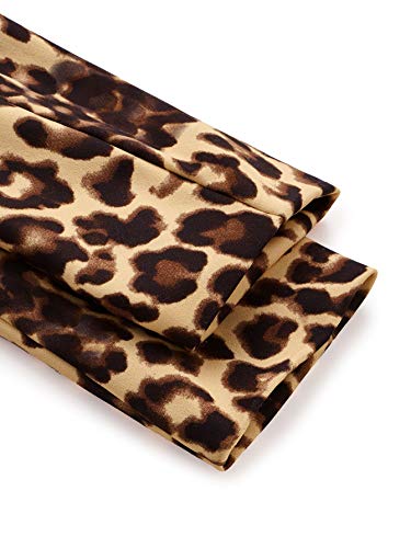 Floerns Women's Long Sleeve Open Front Leopard Print Blazer Multicolor-3 M