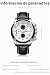 Imagen de Hombre Relojes para Hombre Cuarzo Analógico Relojes con Cronógrafo Impermeable Calendario Correa de Cuero Reloj de Acero Inoxidable