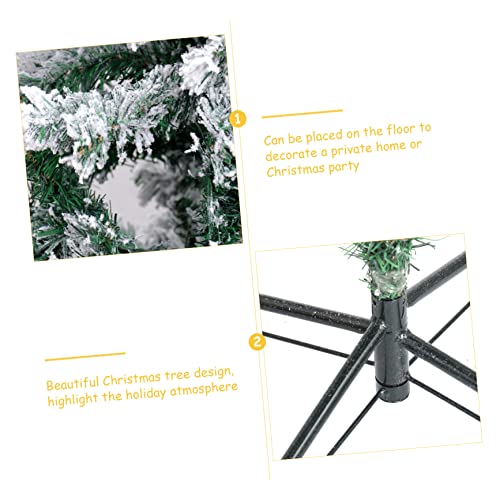 Home Decorations Christmas Tree Nativity Decor Nativity Ornaments Home Décor Cedar Tree Christmas Supply Scene Layout Prop Falling Snow White Household Pvc House Ornaments 1Pc #TOP3