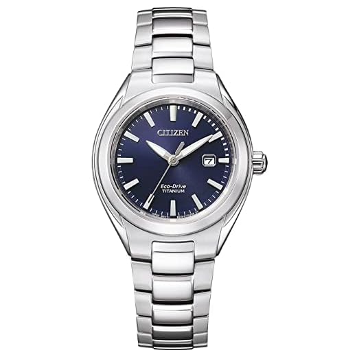 Citizen Reloj Analógico para Mujer de Cuarzo japonés con Correa en Titanio EW2610-80L