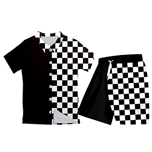 Sweat à capuche 3D noir et blanc imprimé géométrique avec zip de mi-saison