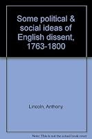 Some political & social ideas of English dissent, 1763-1800 0374950121 Book Cover