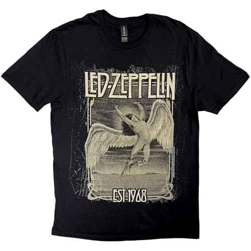T-shirt Led Zeppelin Faded Falling idéal pour vos concerts rock