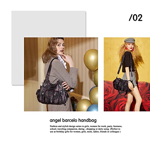 Image of Angel Barcelo Hobo Bag for Women Crossbody Purse and Handbags Shoulder Bags