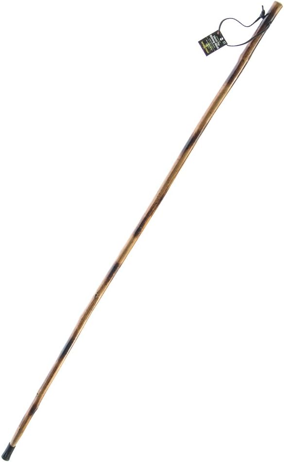 SE Wooden Walking/Hiking Stick with Metal Tip, 55" - WS628-55PL