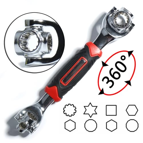 VNNHGB DIY Tool Kit Hand Tools Socket Works With Spline Bolts Furniture Car Repair Wrench Rotary Tool Sets - Image 2
