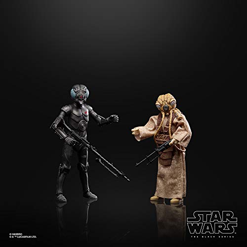 Star Wars The Black Series 4-Lom e Zuckuss - 2 figuras de 15 cm inspiradas no filme Star Wars: O Imp