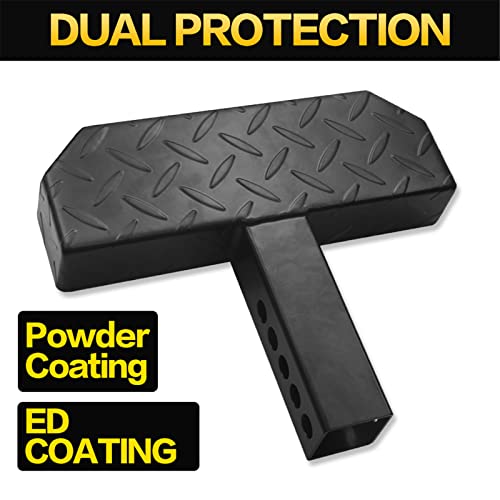 Kaycentop Universal Hitch Step Anti Slip And Rust Towing Bumper Guard Black Hitch Steps For Most Cars Suv Trucks Pickups With Pin Fits 2 Inch Receivers #TOP1