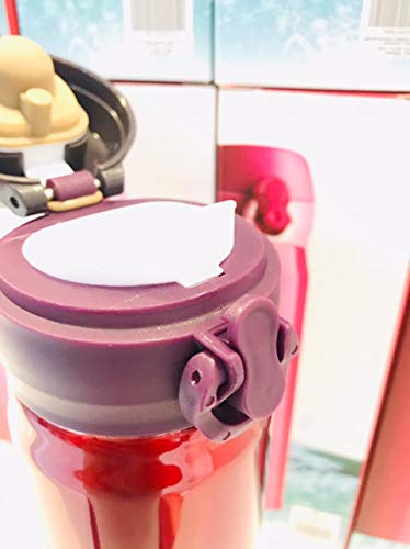 Garrafa Térmica Squeeze Camping Academia Inox 450ml A Vacuo (Azul)