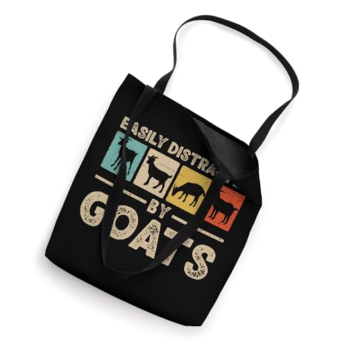 Easily Distracted By Goats Tote Bag miniatura 2