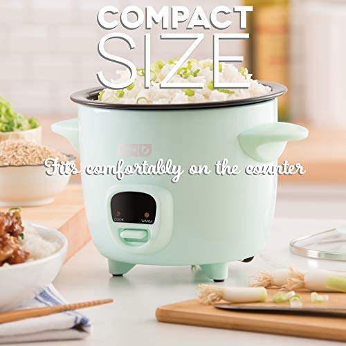 Dash Drcm200Gbaq04 Mini Rice Cooker Steamer, Aqua & Rapid Egg Cooker: 6 Egg Capacity Electric Egg Cooker For Hard Boiled Eggs, Poached Eggs, Scrambled Eggs, Or Omelets - Aqua #TOP3