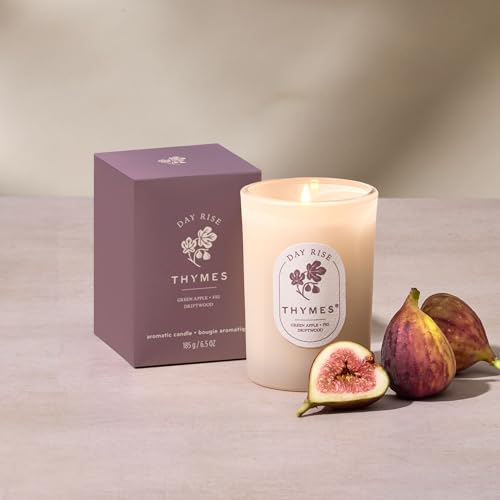 Thymes Scented Candles for Home Decor - Luxury Home Fragrance Gifts for Women & Men (6.5 oz, Day Rise) - Image 3