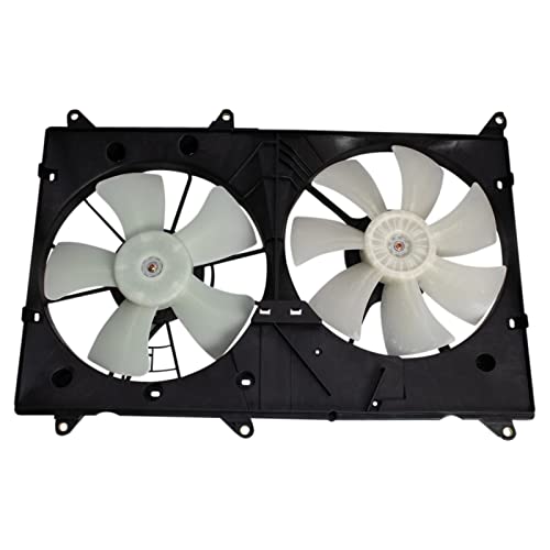 TRQ Radiator Dual Cooling Fan Assembly for Lexus RX300 / Toyota Highlander