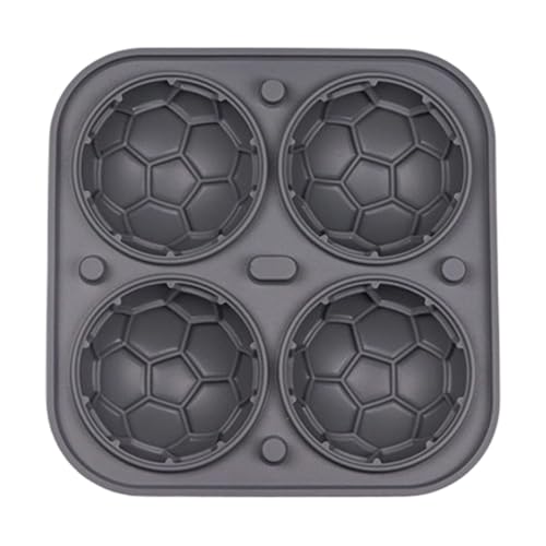 Molde de Silicona para Bolas de Hielo con Diseño de Fútbol miniatura 1