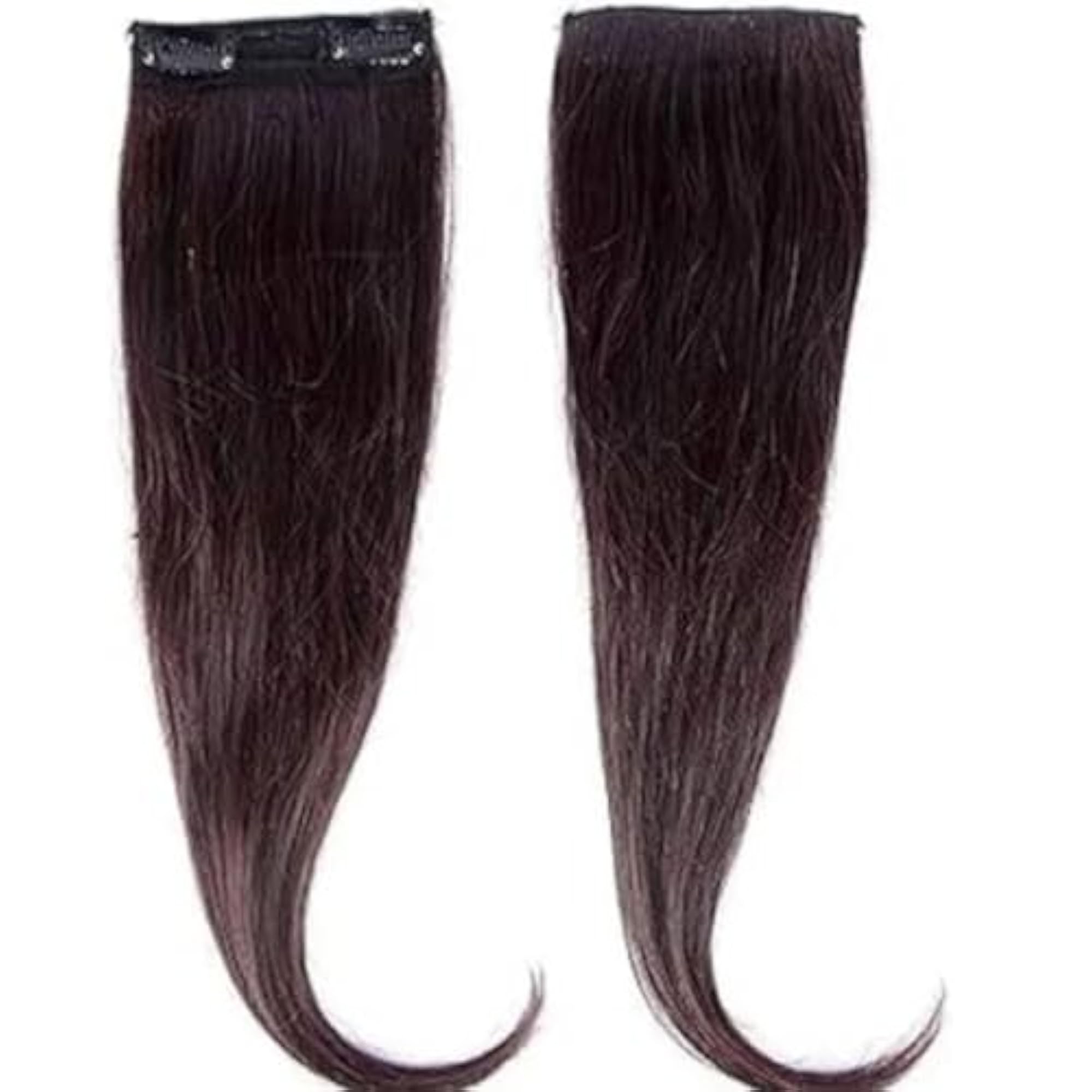 Double Clip-In 100% Human Hair Extensions, 16 Inch