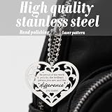 Inspirational Ornament for Coworker Employee Friend, Heart Hanging Gift for Women Men, Motivational Thank You Token for Appreciation, Graduation, Promotion, Christmas Car Rearview Mirror Decor PE024