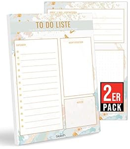 blaash 2er Set To Do Liste Block