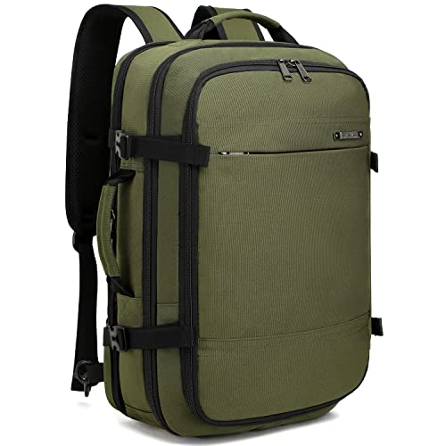 Tuguan Travel Laptop Backpack 40L Large Computer Backpack With Usb Charging Port 17 Inch Laptop Backpack For Men Expandable Backpacks For Men Women, Green - Suitable For Travel #TOP20