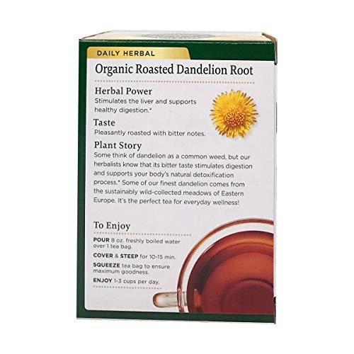 Traditional Medicinals, Tea Roasted Dandelion Root Organic, 16 Count #TOP2