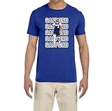 Blue Dallas Daniel Gafford Text Pic T-Shirt Adult XL