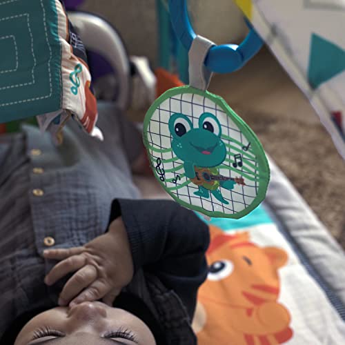 Baby Einstein, 4 in 1 Kickin' Tunes Spieldecke mit 70+ Geräuschen, 25+ Minuten Musik, Erlebnisdecke mit Klavier und Lichtern, Spielmatte mit Spielbogen abnehmbarem Babyspielzeug, ab der Geburt
