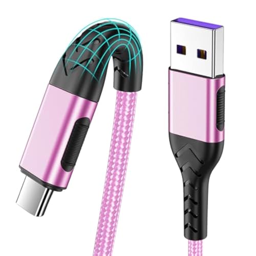 Image of Durcord USB C Cable,2Pack 10ft Fast USB Type C Charging Cable for Android /Phone /Pad /Laptop, Type C Charger Braided USB Cable Compatible with iPhone 15 Pro /Plus /Max /Android /Phone /Pad Rose Gold
