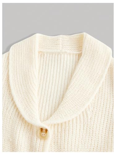 GORGLITTER Women's Peplum Cardigan Jackets Business Casual Work Knit Tops Button Front Long Sleeve Fall Outfits3