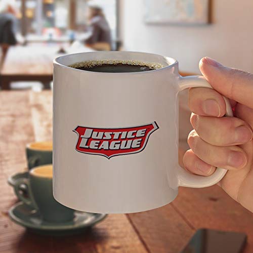 Graphics & More Justice League Logo Ceramic Coffee Mug, Novelty Gift Mugs For Coffee, Tea And Hot Drinks, 11Oz, White #TOP3