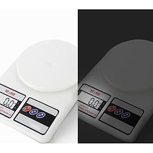 Balance de cuisine numérique pour aliments, mesure multifonction en grammes et onces, taille : 23,5 cm x 16,2 cm, 1 balance