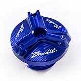 Générique Bouchon de Remplissage d'huile Moteur de Moto en Aluminium CNC, Accessoires compatibles avec Suzuki Bandit 400 600 650 1050XT 1200 1250 1250S