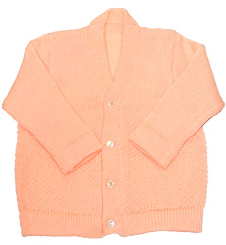 Image of Born Baby Woolen Sweater (3 Piece - 1 Sweater, 1 Cap, 1 Pair of Socks)| (Small 0-6 Months, Large 6-18 Months)