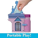 Mattel Disney Frozen Storytime Stackers Playset, Anna’s Arendelle Castle Dollhouse with Small Doll, Olaf and 7 Accessories, Inspired by Disney Frozen Movies, JDP65 - Image 3
