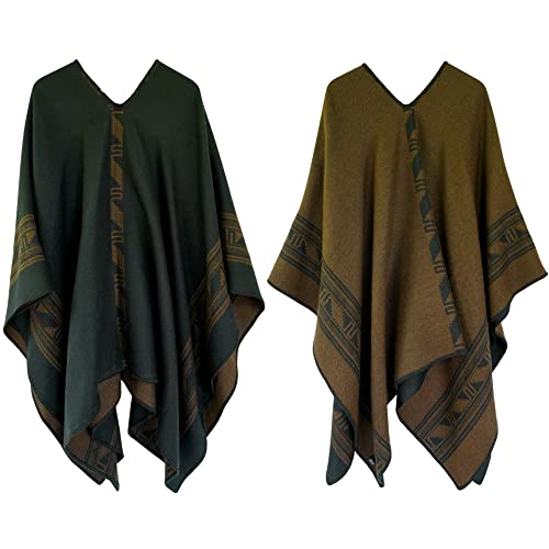 Alpaca Wool Men’s Poncho Cloak