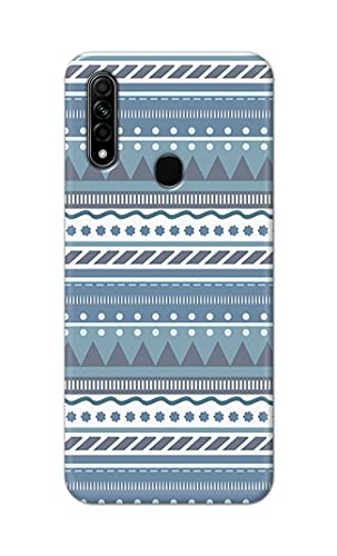 Image of Printed Hard Back Cover Case for Oppo A31 Back Cover (Seamless Geometric Tribal Pattern) -1803