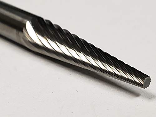 Fresa Carburo Alfa Tools B71235 Punta Cónica miniatura 2