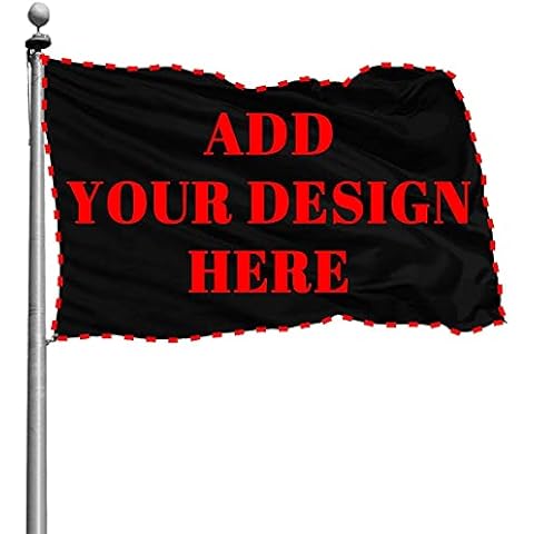 Custom Garden Flag, Personalized Yard Flags Decor, Add Your Own Picture/Text House Lawn Banner One Sided Home Wall Decoration 4 x 6 Ft Cover