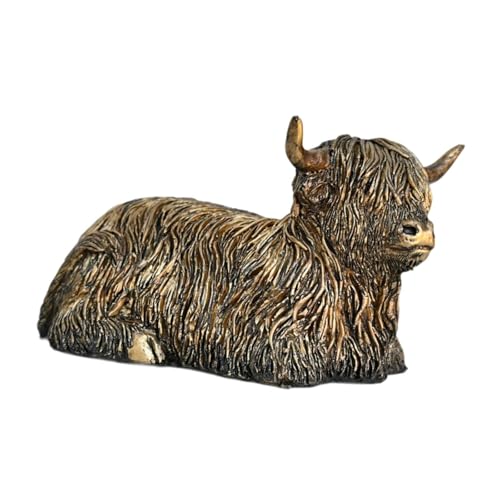Statue de yak compacte pour habiller un meuble d'entrée vide